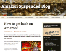 Tablet Screenshot of amazonsuspended.net